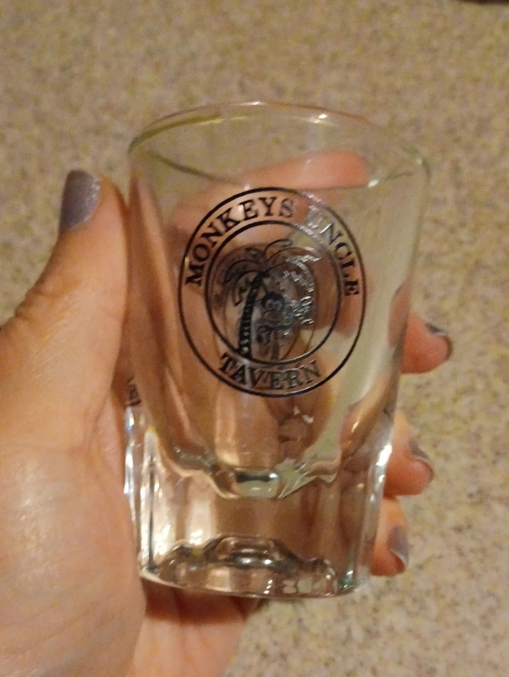 Assorted Clear Glass Shots 6